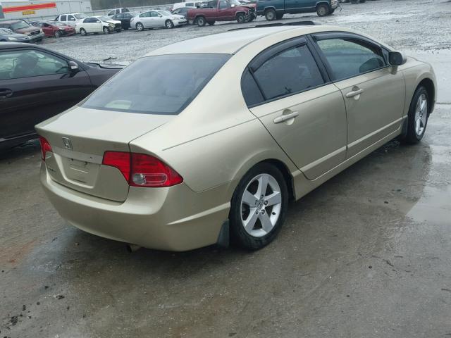 1HGFA16807L115587 - 2007 HONDA CIVIC EX GOLD photo 4