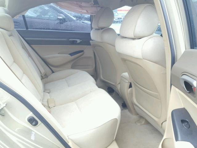 1HGFA16807L115587 - 2007 HONDA CIVIC EX 金色 照片 6