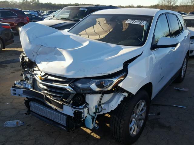 2GNAXJEV6J6182250 - 2018 CHEVROLET EQUINOX LT WHITE photo 2