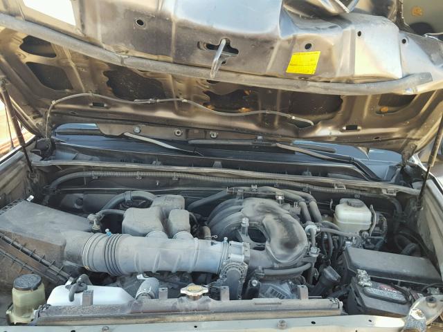 JTEZU5JR5A5004700 - 2010 TOYOTA 4RUNNER SR GRAY photo 7