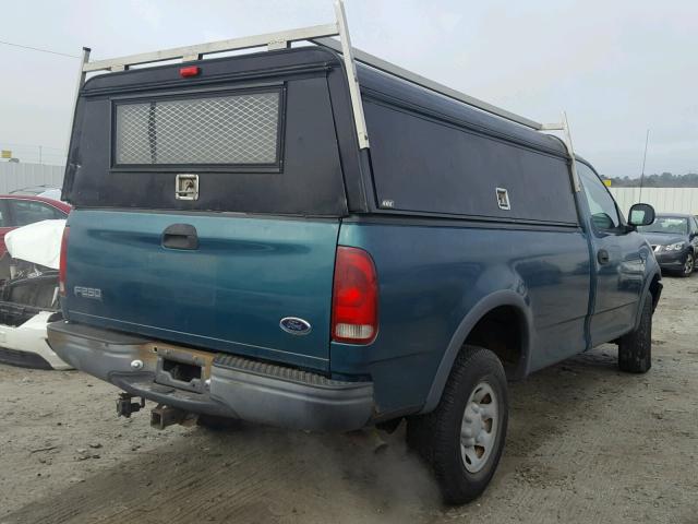 1FTPF28L3WKB16538 - 1998 FORD F250 GREEN photo 4