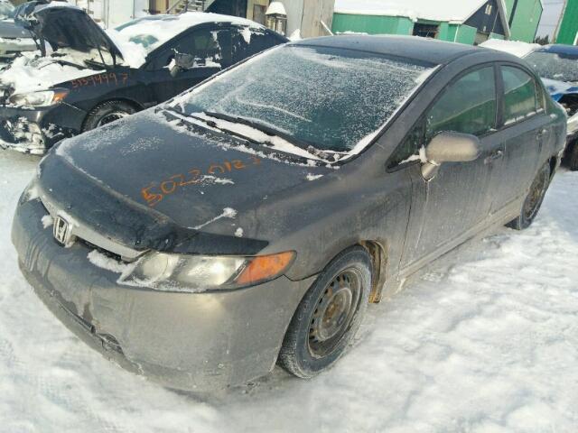 2HGFA15556H030313 - 2006 HONDA CIVIC LX GRAY photo 2