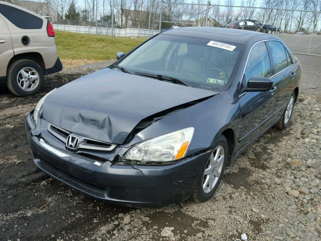 1HGCM665X3A102915 - 2003 HONDA ACCORD EX GRAY photo 2