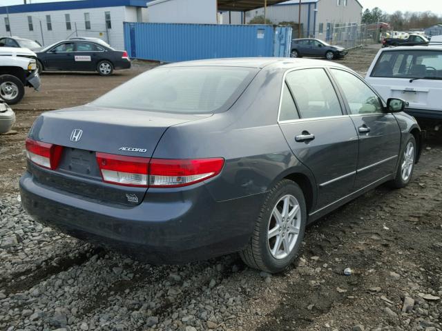 1HGCM665X3A102915 - 2003 HONDA ACCORD EX GRAY photo 4