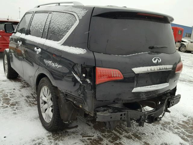 JN8AZ2NF5B9501410 - 2011 INFINITI QX56 BLACK photo 3