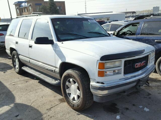 1GKEK13R1WJ710869 - 1998 GMC YUKON WHITE photo 1