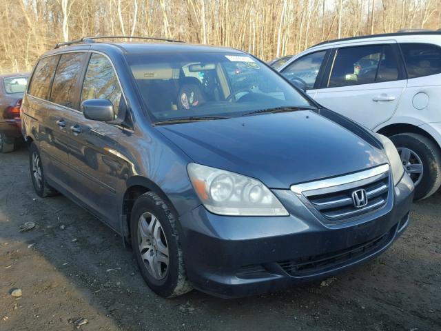 5FNRL38495B408481 - 2005 HONDA ODYSSEY EX GRAY photo 1