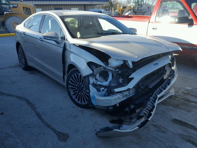 3FA6P0H97HR363809 - 2017 FORD FUSION SE GOLD photo 1