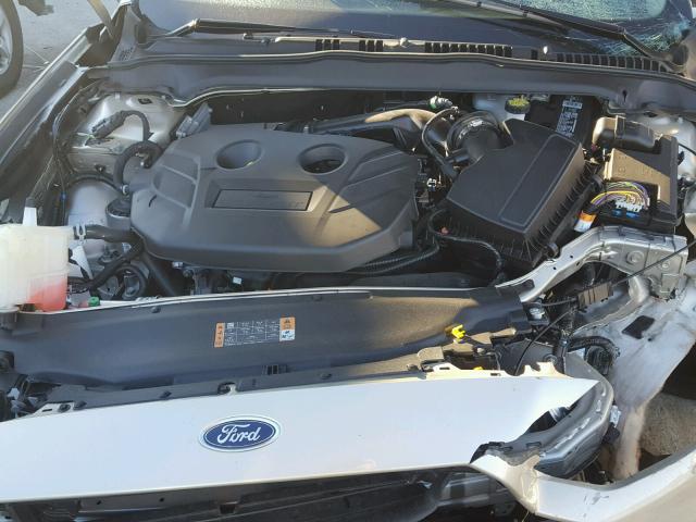 3FA6P0H97HR363809 - 2017 FORD FUSION SE GOLD photo 7