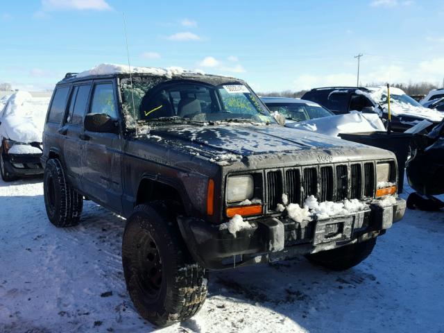 1J4FF48S61L631304 - 2001 JEEP CHEROKEE S BLACK photo 1