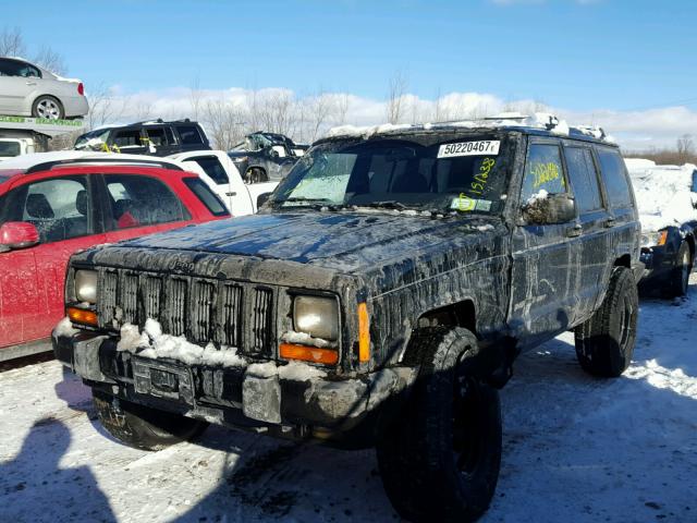 1J4FF48S61L631304 - 2001 JEEP CHEROKEE S BLACK photo 2