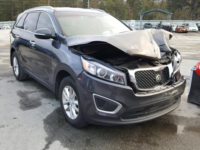 5XYPG4A31GG051148 - 2016 KIA SORENTO LX GRAY photo 1