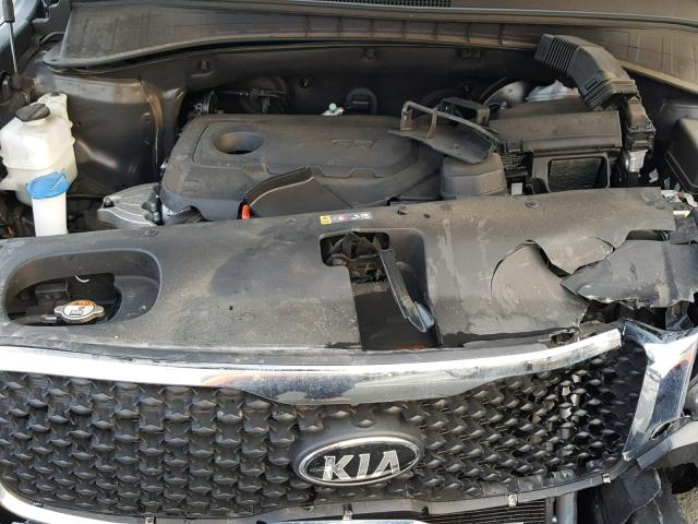 5XYPG4A31GG051148 - 2016 KIA SORENTO LX GRAY photo 7