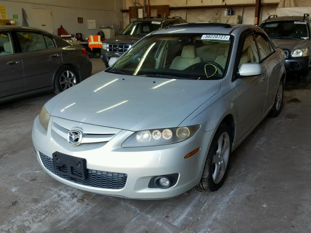 1YVHP80D965M23732 - 2006 MAZDA 6 SILVER photo 2