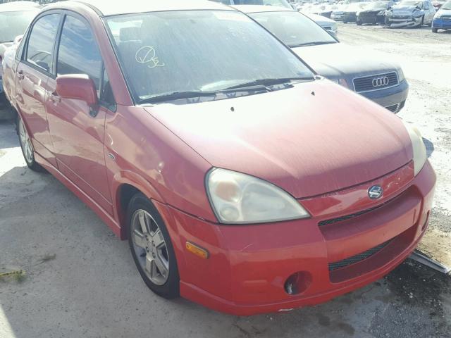 JS2RA41S225102133 - 2002 SUZUKI AERIO S RED photo 1