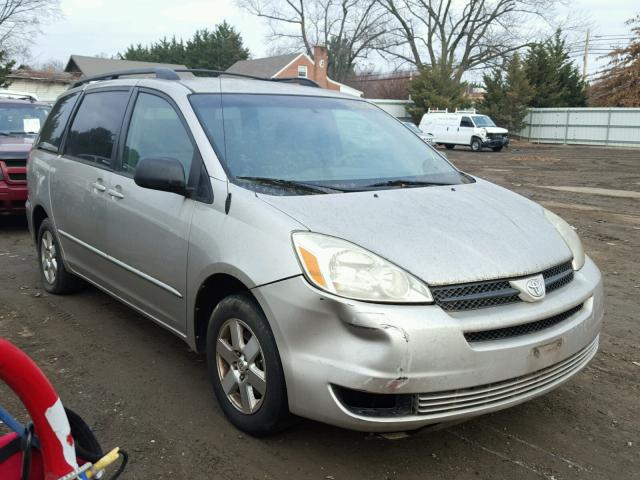 5TDZA23C54S162232 - 2004 TOYOTA SIENNA CE TAN photo 1