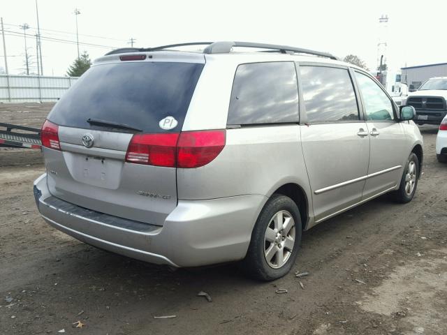 5TDZA23C54S162232 - 2004 TOYOTA SIENNA CE TAN photo 4