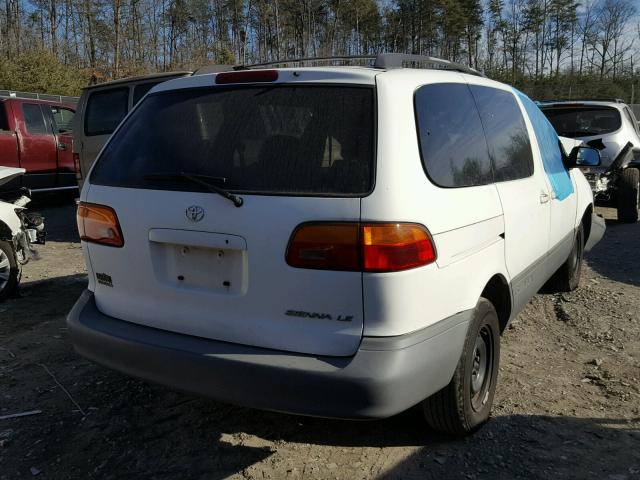 4T3ZF13C6XU105021 - 1999 TOYOTA SIENNA LE WHITE photo 4