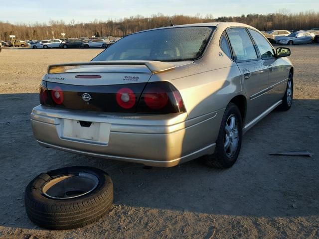 2G1WH52K659263629 - 2005 CHEVROLET IMPALA LS GOLD photo 4