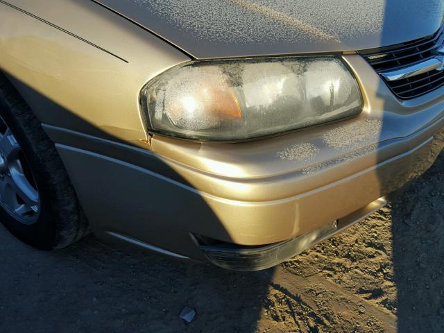 2G1WH52K659263629 - 2005 CHEVROLET IMPALA LS GOLD photo 9