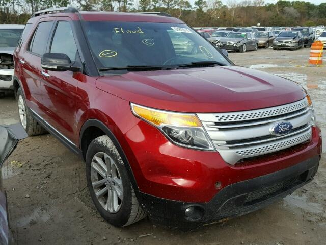 1FM5K7D84FGB89031 - 2015 FORD EXPLORER X RED photo 1