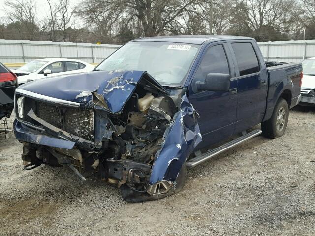 1FTPW14V57FA13309 - 2007 FORD F150 SUPER BLUE photo 2