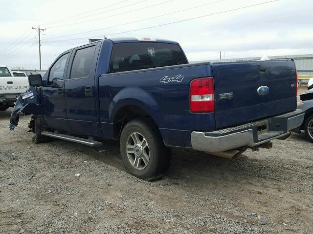 1FTPW14V57FA13309 - 2007 FORD F150 SUPER BLUE photo 3