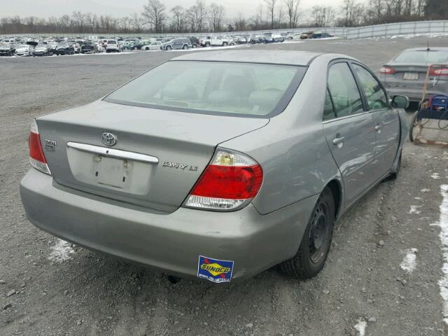 4T1BE30K55U587420 - 2005 TOYOTA CAMRY LE GRAY photo 4