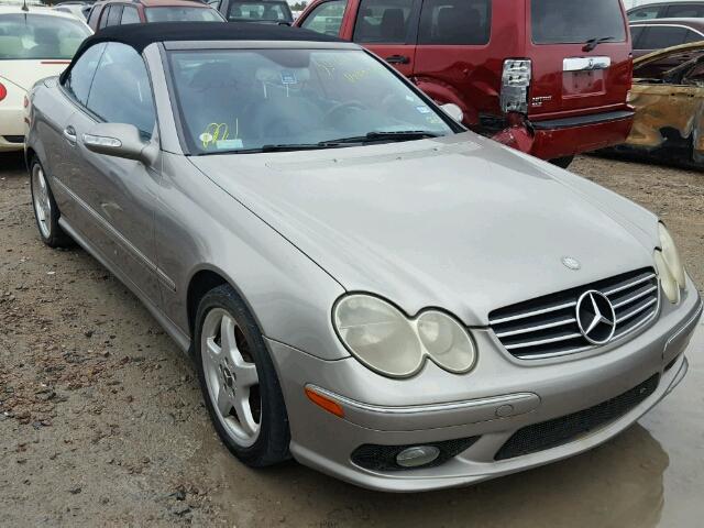 WDBTK75G14T030939 - 2004 MERCEDES-BENZ CLK 500 SILVER photo 1