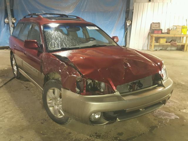 4S3BH806147612029 - 2004 SUBARU LEGACY OUT MAROON photo 1