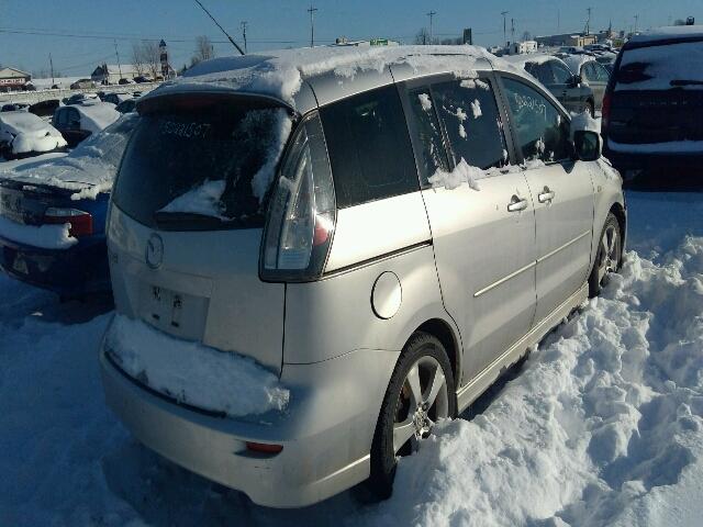 JM1CR293890331837 - 2009 MAZDA 5 SILVER photo 4