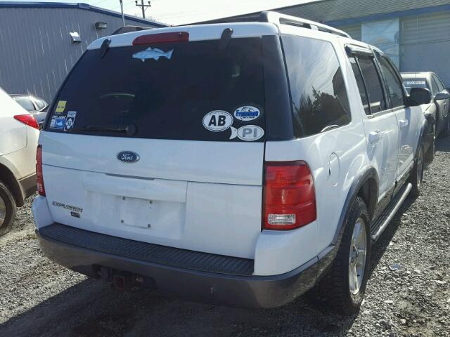 1FMZU73K43UB13332 - 2003 FORD EXPLORER X WHITE photo 4