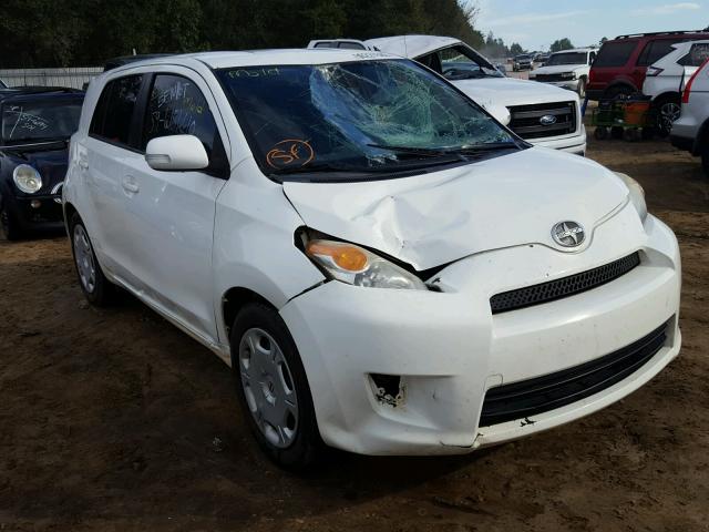 JTKKU4B47A1004555 - 2010 TOYOTA SCION XD WHITE photo 1