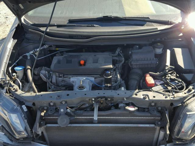 2HGFB2F69CH325288 - 2012 HONDA CIVIC HF GRAY photo 7