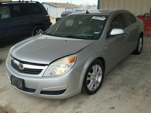 1G8ZS57N87F255237 - 2007 SATURN AURA XE SILVER photo 2