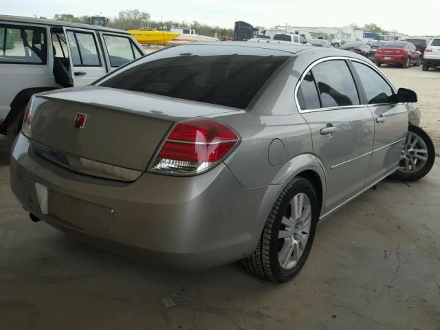 1G8ZS57N87F255237 - 2007 SATURN AURA XE SILVER photo 4