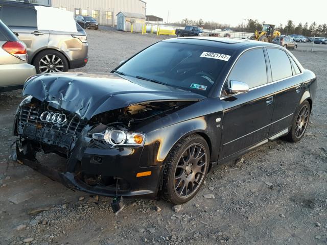 WAUGL78E36A190455 - 2006 AUDI S4 QUATTRO BLACK photo 2