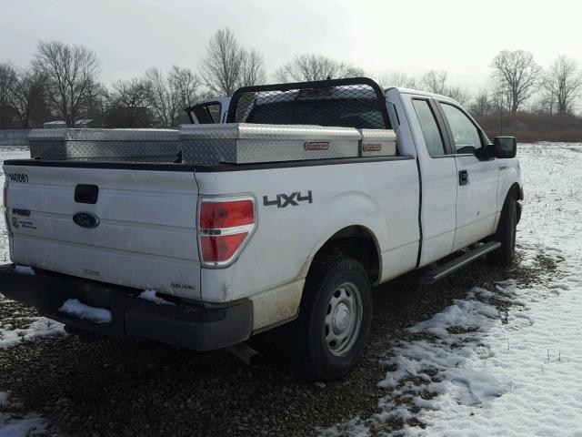 1FTFX1EFXEKE59248 - 2014 FORD F150 SUPER WHITE photo 4