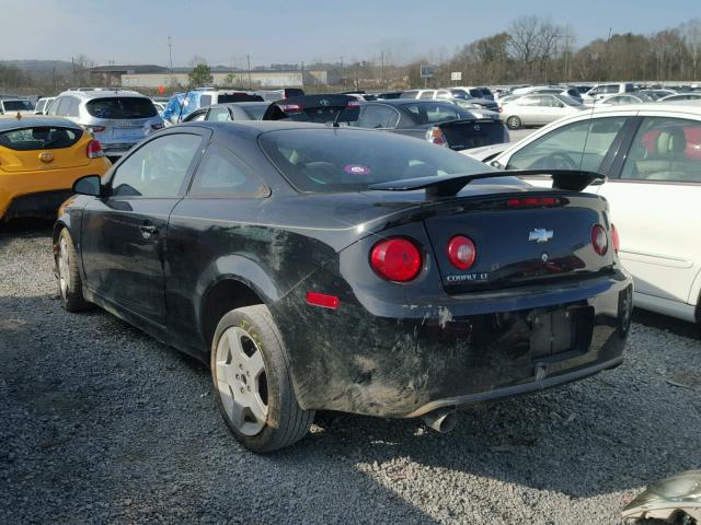 1G1AT18H697188323 - 2009 CHEVROLET COBALT LT BLACK photo 3