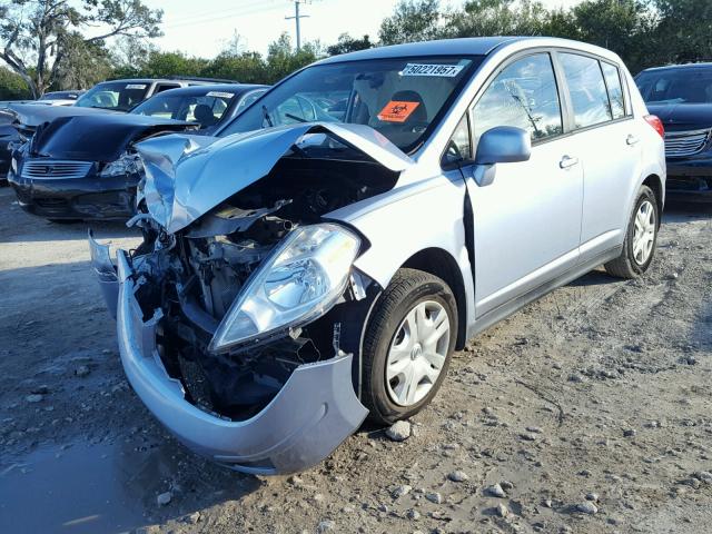 3N1BC1CP1AL435440 - 2010 NISSAN VERSA S BLUE photo 2