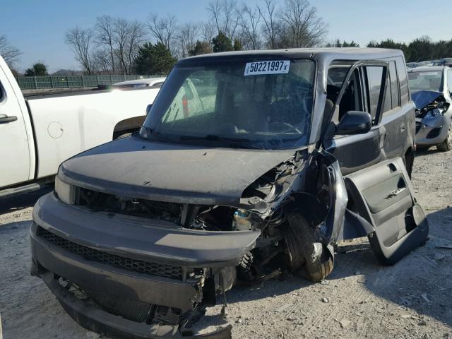 JTLKT334364065107 - 2006 TOYOTA SCION XB BLACK photo 2