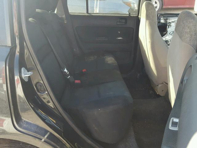 JTLKT334364065107 - 2006 TOYOTA SCION XB Negro foto 6