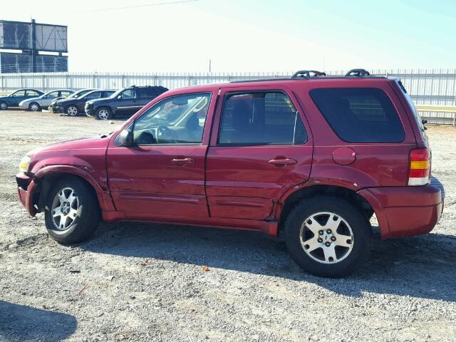 1FMYU04145KA45590 - 2005 FORD ESCAPE LIM MAROON photo 9