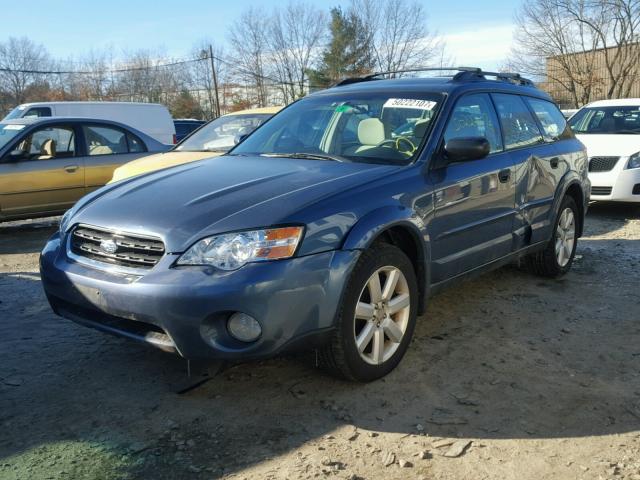 4S4BP61C966310021 - 2006 SUBARU LEGACY OUT BLUE photo 2