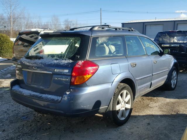 4S4BP61C966310021 - 2006 SUBARU LEGACY OUT BLUE photo 4