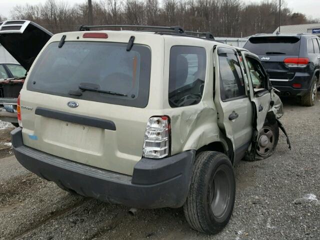 1FMYU92124KA95992 - 2004 FORD ESCAPE XLS TAN photo 4