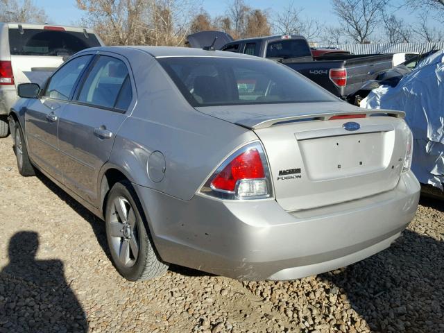 3FAHP07Z07R137023 - 2007 FORD FUSION SE SILVER photo 3