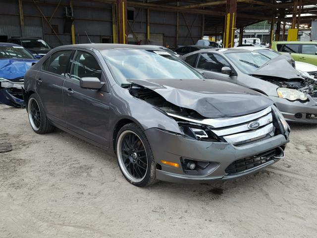 3FAHP0JA9CR233004 - 2012 FORD FUSION SEL GRAY photo 1