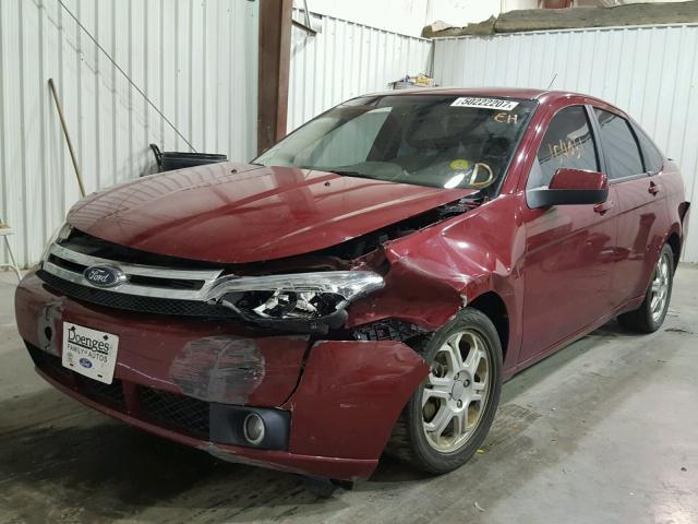 1FAHP36N49W269931 - 2009 FORD FOCUS SES RED photo 2