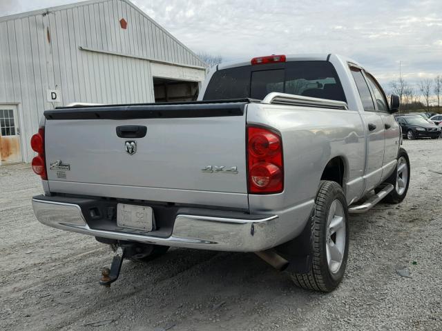 1D7HU18248J156296 - 2008 DODGE RAM 1500 S SILVER photo 4